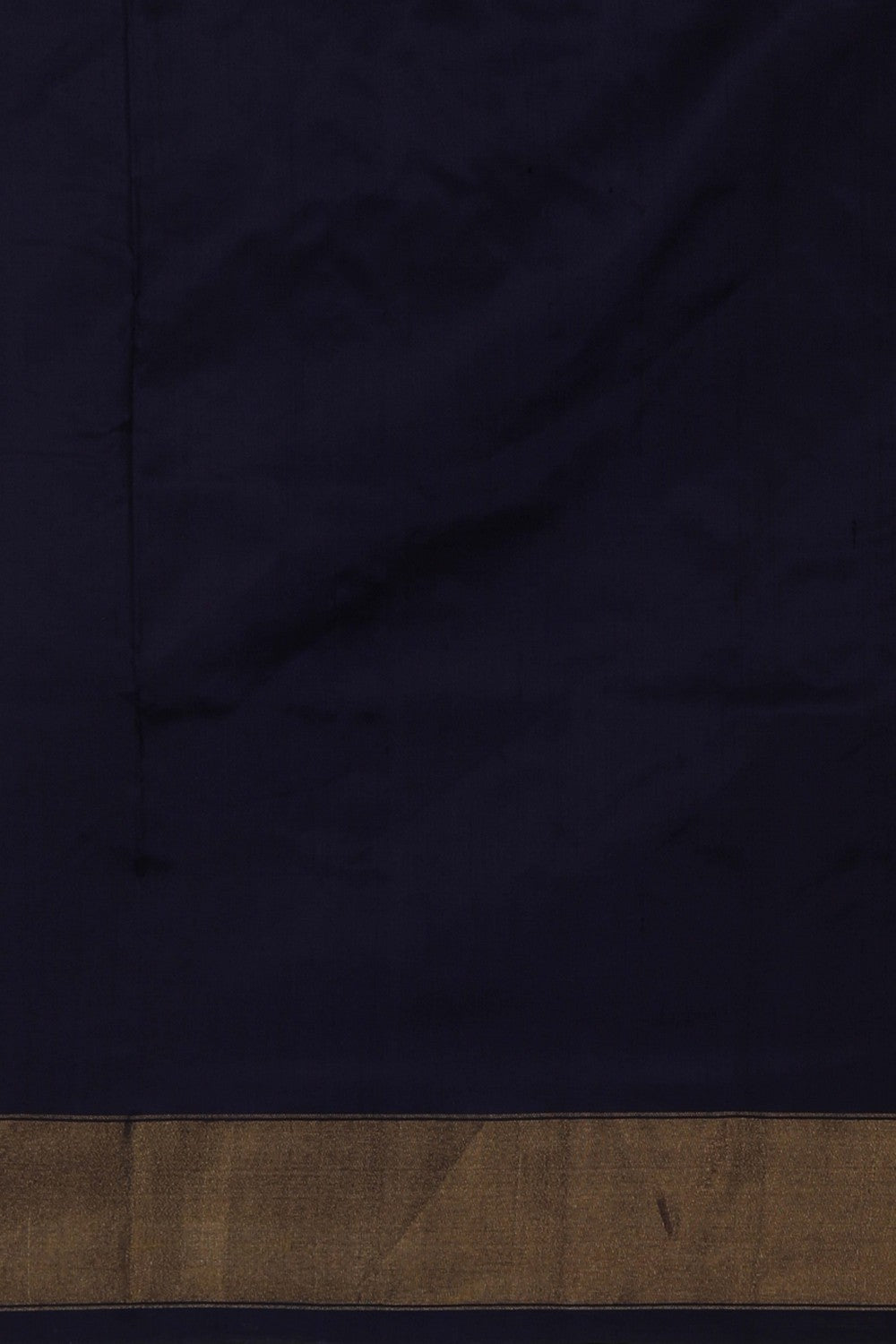Image of Pochampally Ikat Silk Navy Blue Saree